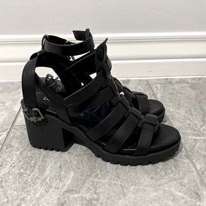 Dirty Laundry Platform Gladiator Sandals ⛓